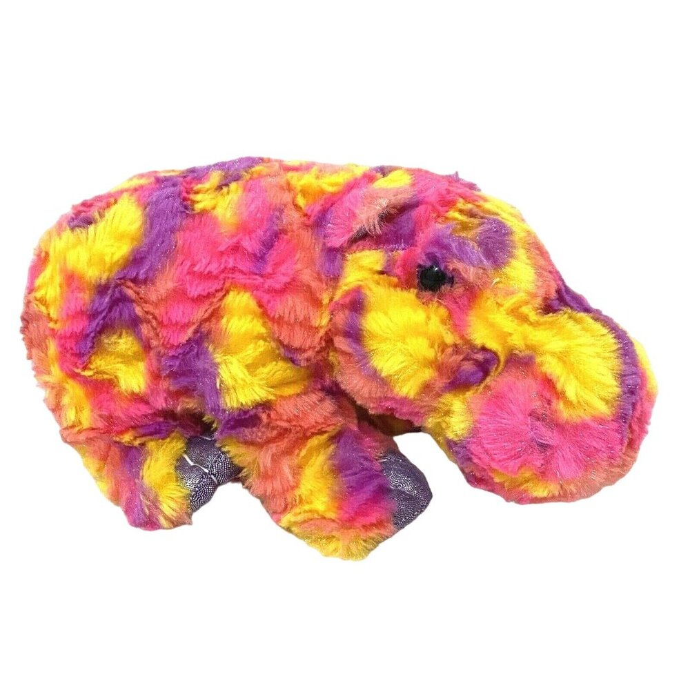 Wild Republic Neon Plush Hippo‎ 12"